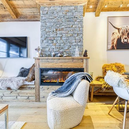 Appartement Style Chalet 5* Vue Mont-Blanc - Arc 1950 Les Arcs  Zewnętrze zdjęcie