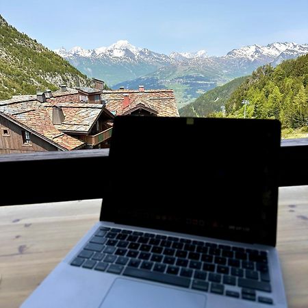 Appartement Style Chalet 5* Vue Mont-Blanc - Arc 1950 Les Arcs  Zewnętrze zdjęcie