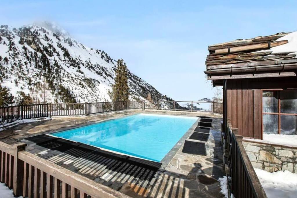 Appartement Style Chalet 5* Vue Mont-Blanc - Arc 1950 Les Arcs  Zewnętrze zdjęcie