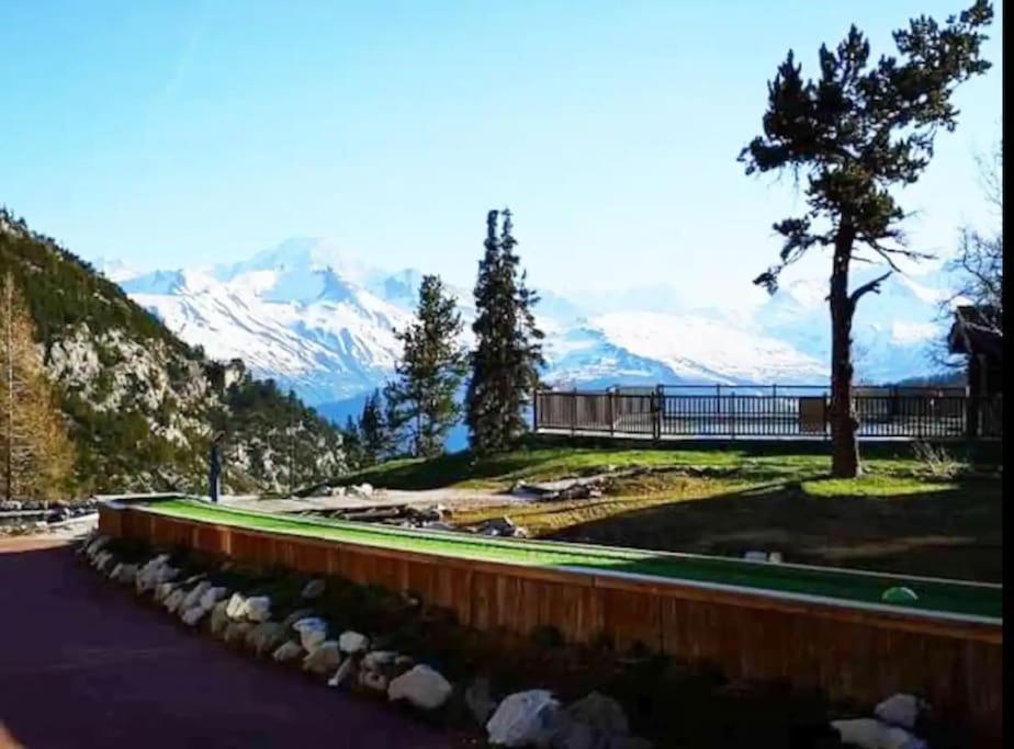 Appartement Style Chalet 5* Vue Mont-Blanc - Arc 1950 Les Arcs  Zewnętrze zdjęcie