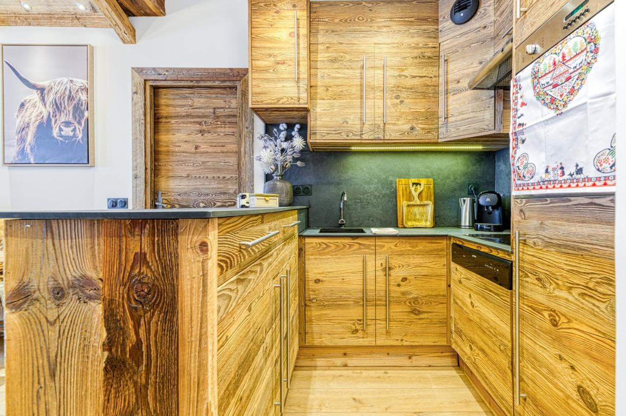Appartement Style Chalet 5* Vue Mont-Blanc - Arc 1950 Les Arcs  Zewnętrze zdjęcie
